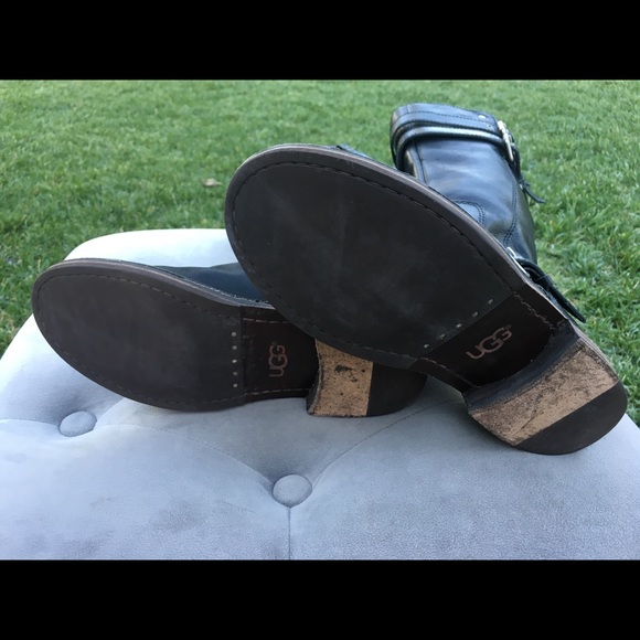 Uggs Leather Boots Size 5,5 - Picture 3 of 6